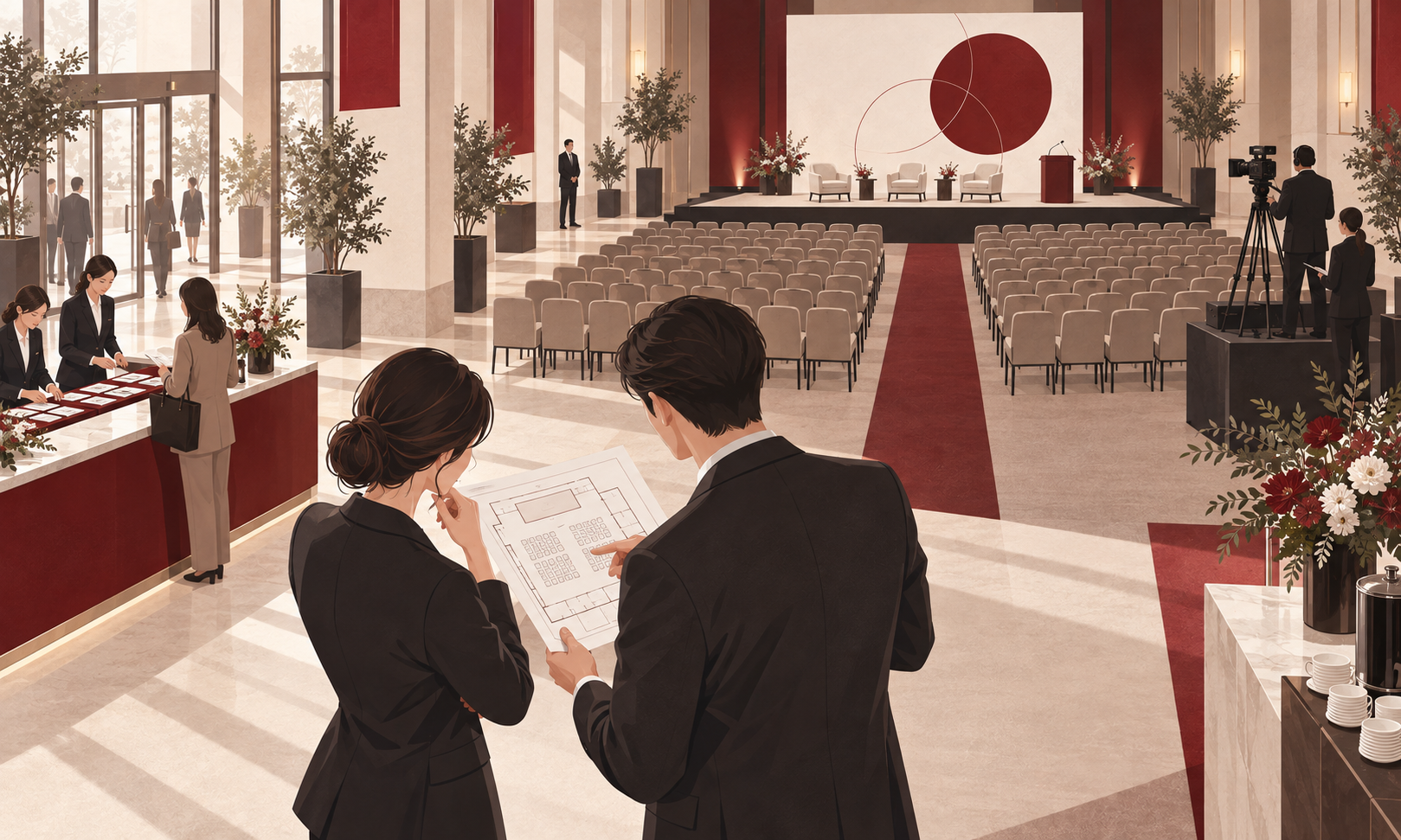 企業活動場地規劃與現場動線設計